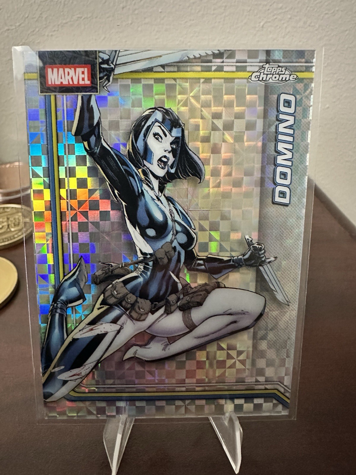 Topps 2026 Chrome Marvel Domino #030 Parallel/Variety Non-Sport Trading Card