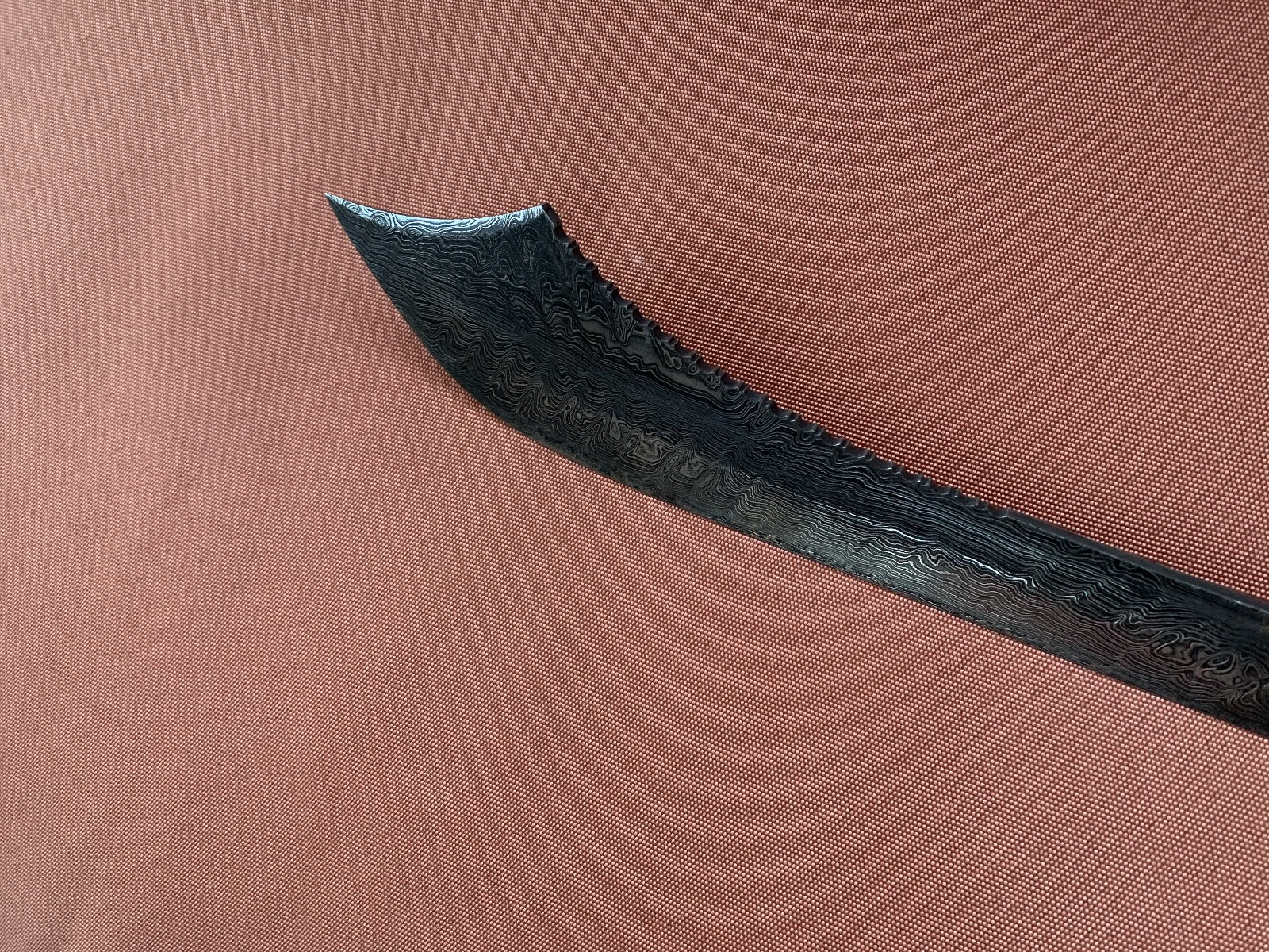Chance Priest Custom Handmade Two Hand Damascus Sword. 34″OAL