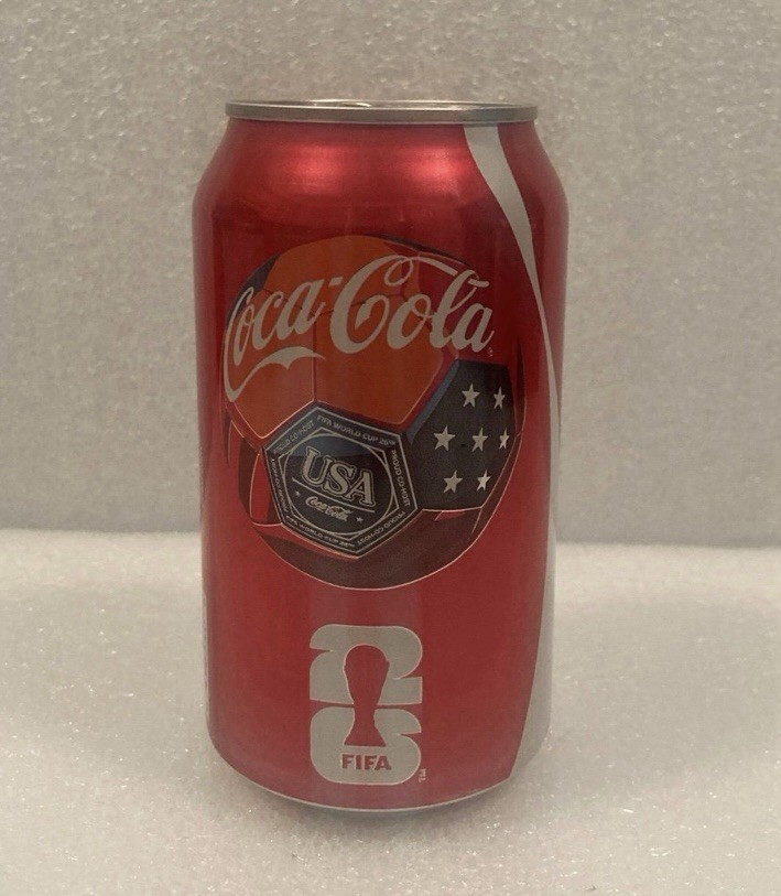 COCA-COLA 2026 USA FIFA WORLD CUP LIMITED EDITION 12oz CAN (UNOPENED)