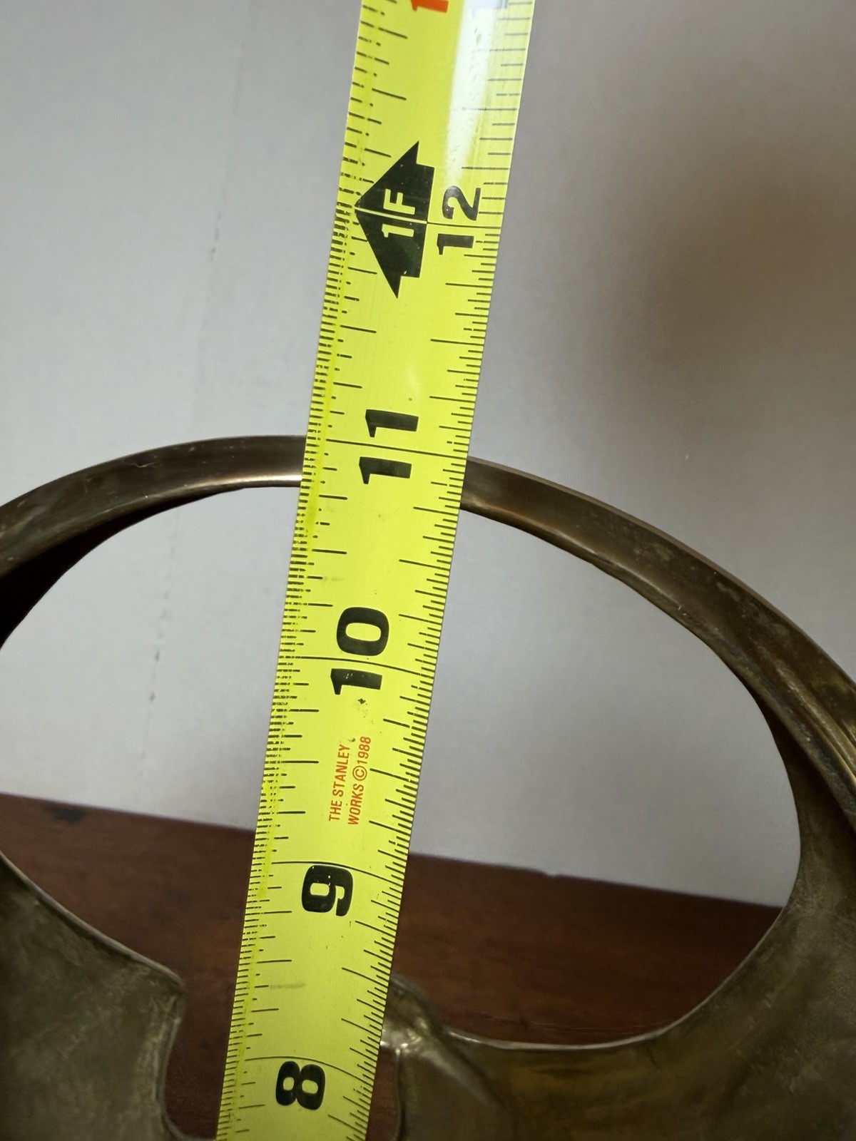 Vintage 11” Crane Bird Solid Brass Basket/planten Hollywood Regency Swan