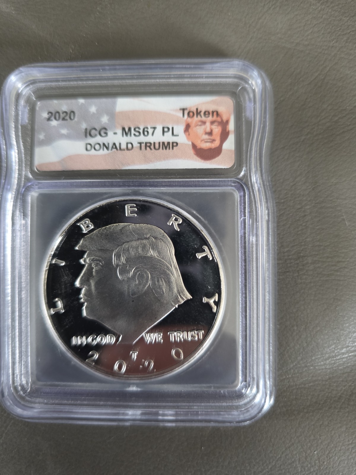 2020 ICG MS67 Donald Trump Token