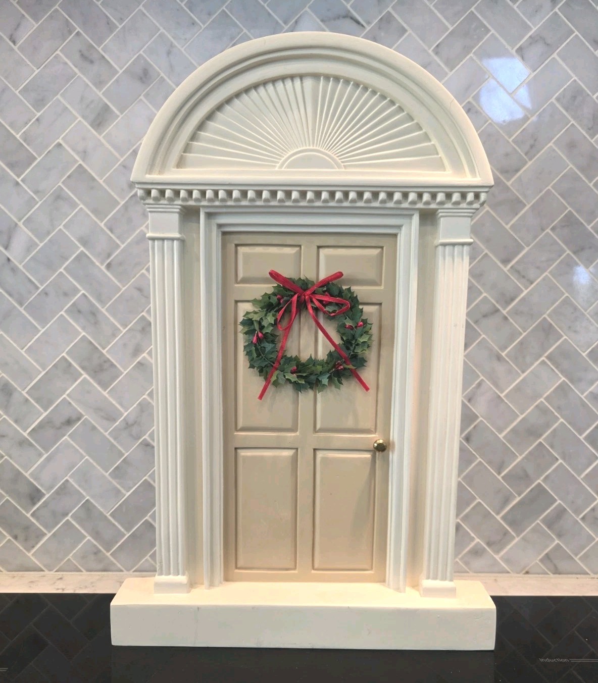 Byers’ Choice Large Display Door 20.5” x 14” Christmas Wreath 1992 Rare Decor