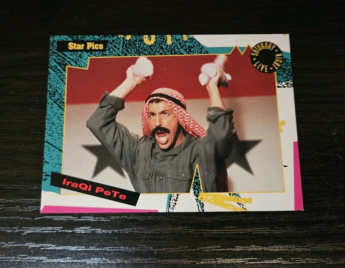 1992 Star Pics ADAM SANDLER Iraqi Pete Rookie Card RC SNL Saturday Night Live 2