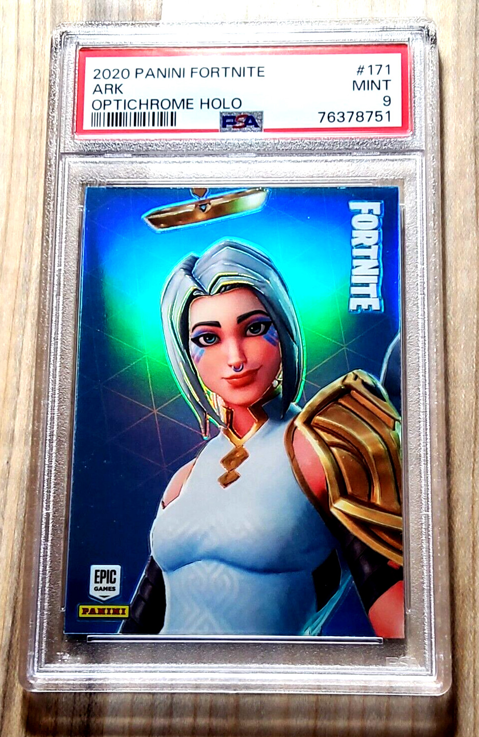2020 Panini Fortnite ARK #171 Optichrome Holo Foil PSA 9 Mint