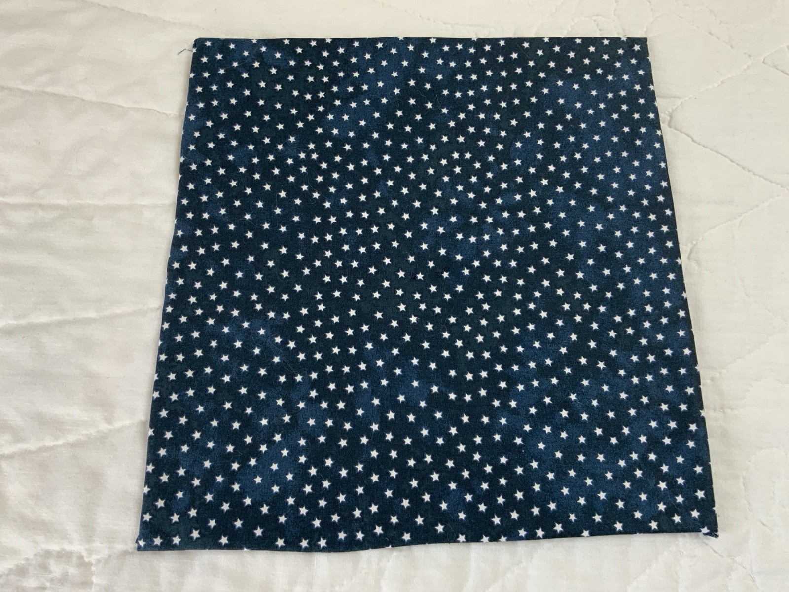 Antique Patchwork Quilt Table Topper, Four Patch, Early Calicos, Brown, Navy