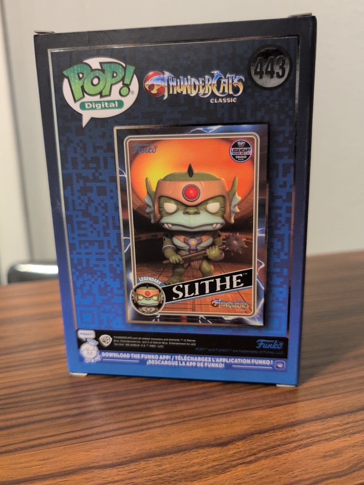 Funko Pop! Digital Slithe Thundercats #443 Legendary LE 1603 Pcs In Protector