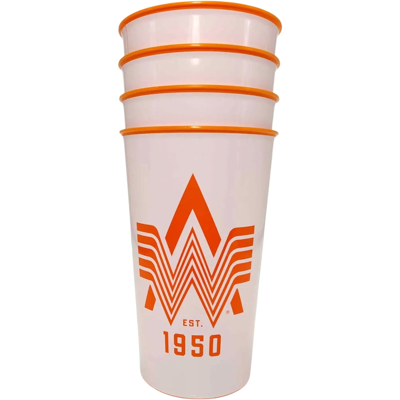 4 WHATABURGER 75th Anniversary 2025 32oz BPA Free Reusable Cup USA made