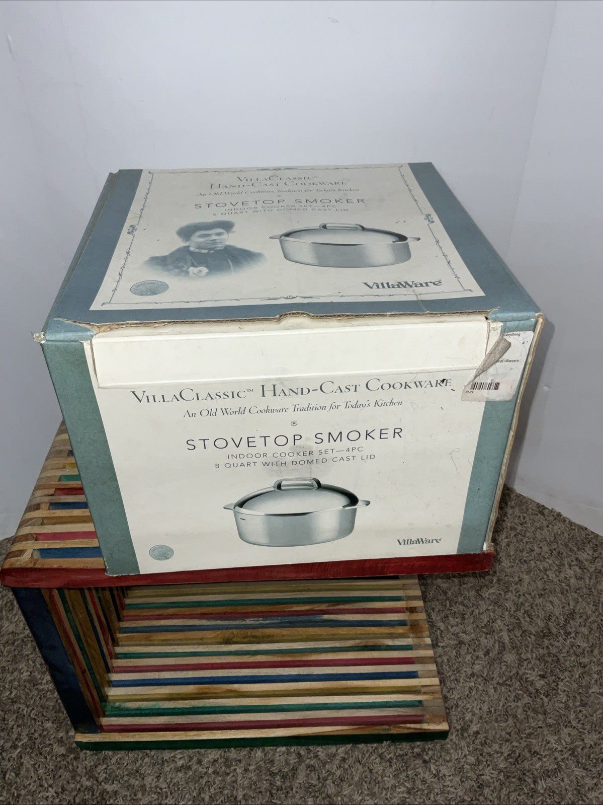 VillaWare Indoor Stovetop Smoker / V8-280 / 8 Quart / Excellent Con. W/Manual