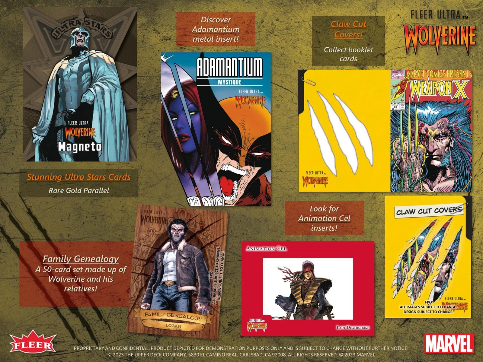 2024 Upper Deck Marvel Fleer Ultra Wolverine Blaster Box