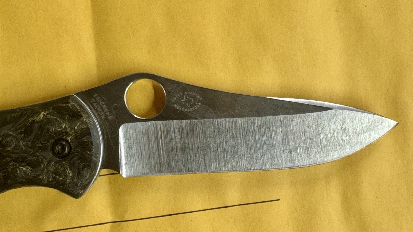 Spyderco Bradley Folder 2 Liner Lock Carbon Fiber M4 Steel C134CFP2 custom hand