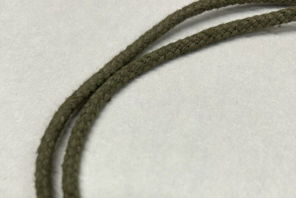 22” Replacement Drawstring / Cord USGI 100 % Cotton 4 Each OD Green NOS