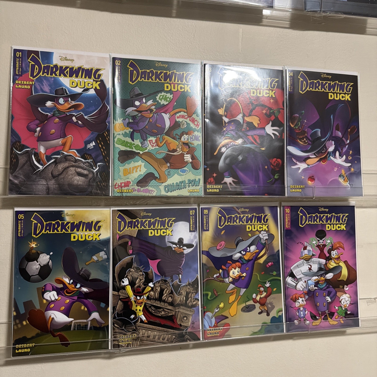 Darkwing Duck 1 2 3 4 5 7 9 10 Near Complete NM Dynamite Comics 1-10