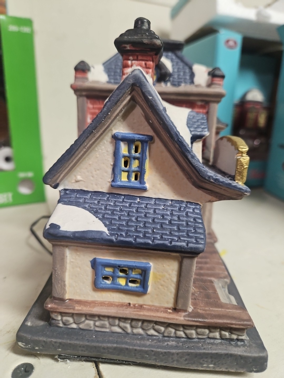 FG Square Train Station Lighted Christmas Village, Just Station