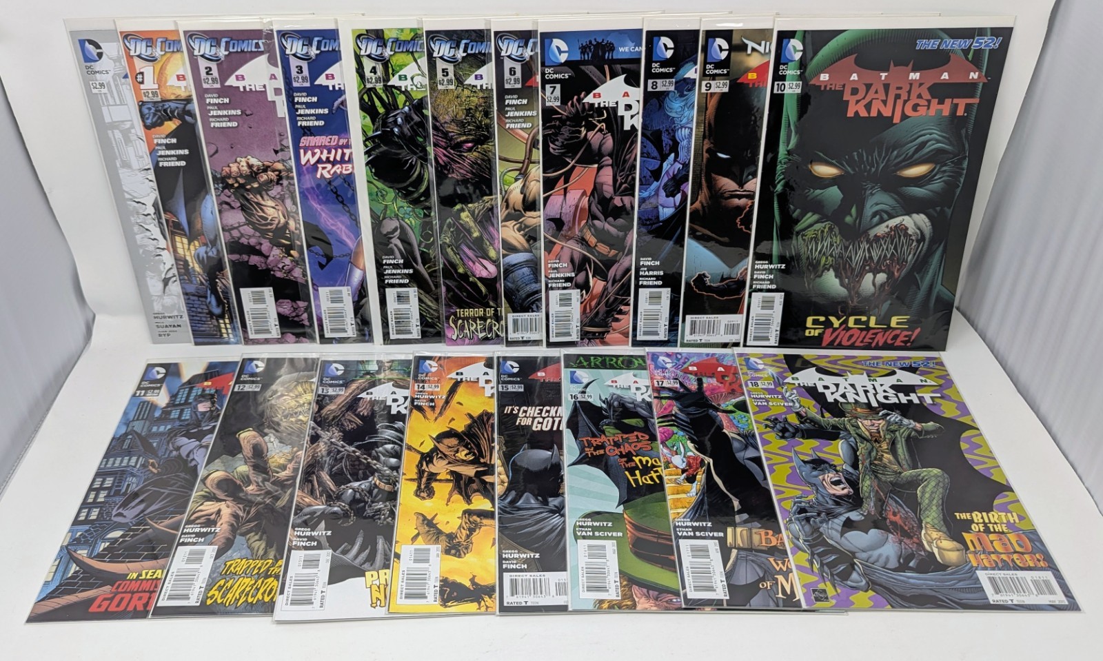 Batman: The Dark Knight Vol. 2 #0-18 (DC Comics, 2011) 19 Book Lot!
