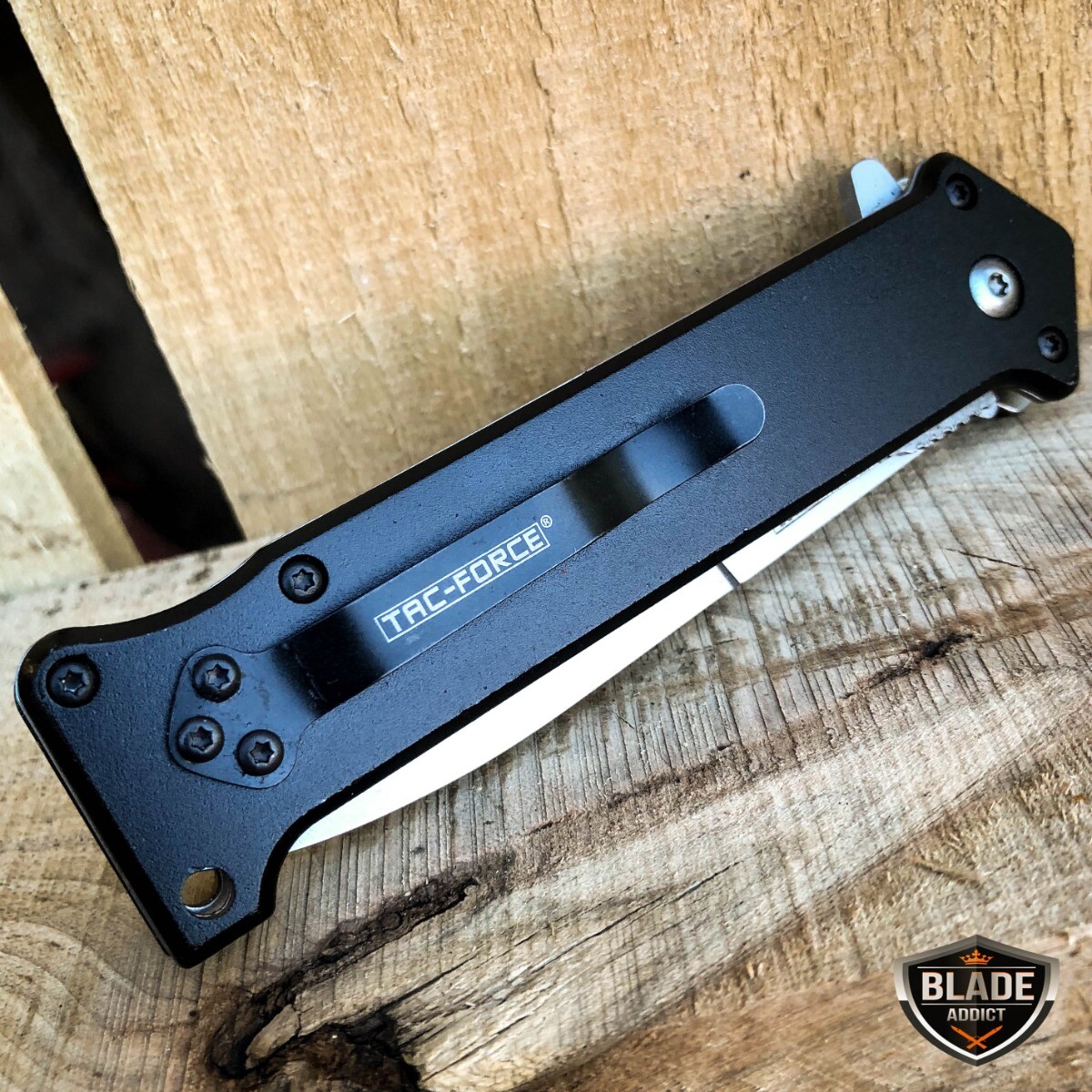 8” Joker Tactical Spring Assisted Open Blade Folding Pocket Knife Hunting Knife