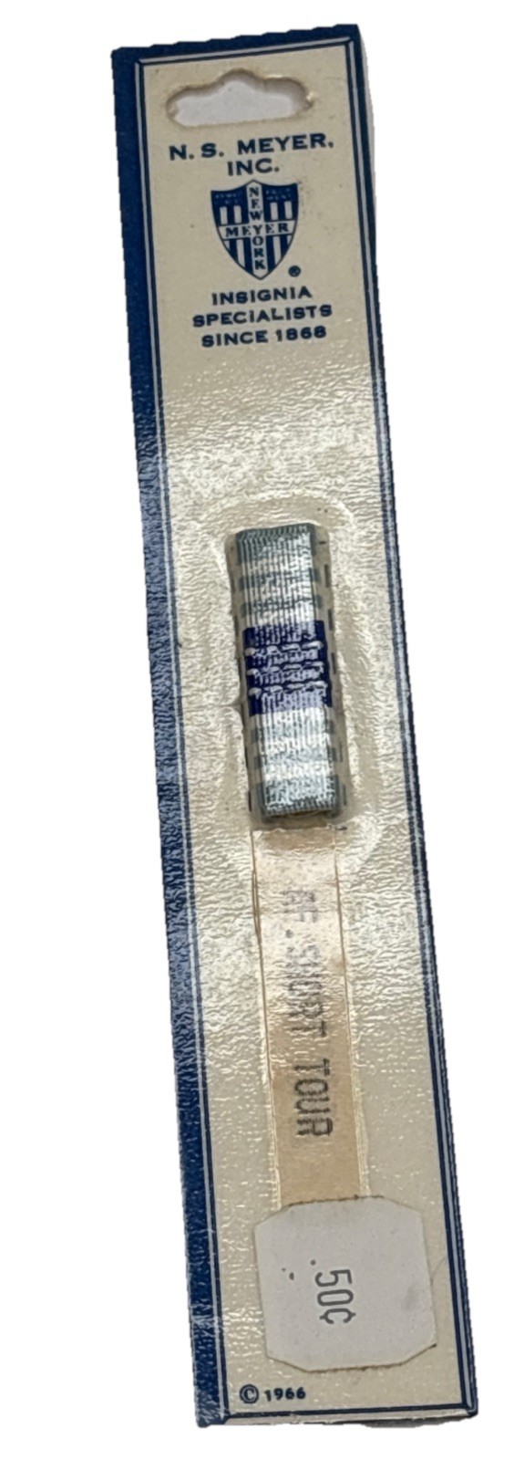 Vintage N.S. Meyer Inc. Air Force Short Tour New Ribbon 1966