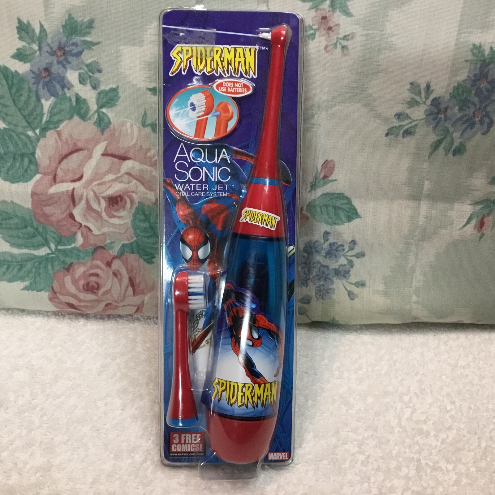 Marvel Spider-Man: AquaSonic Water Jet Toothbrush. Sealed Hard To Find