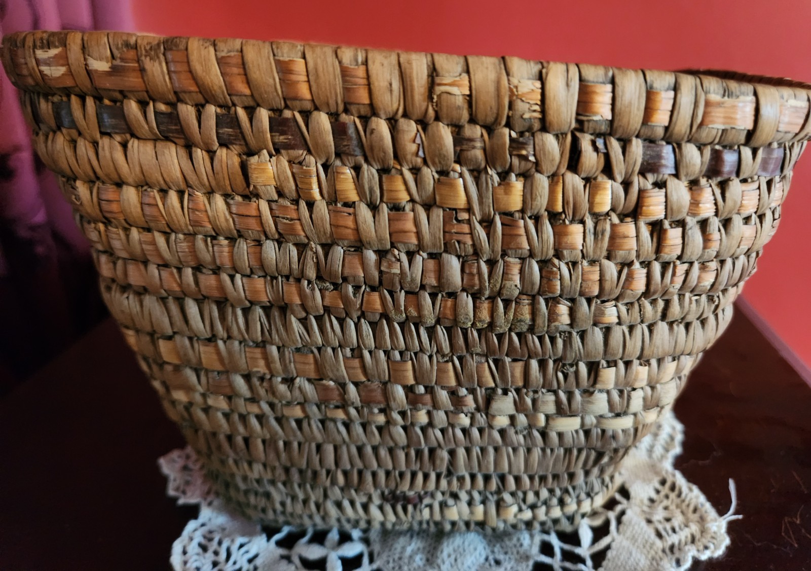 Vintage Jacarilla Apache Basket
