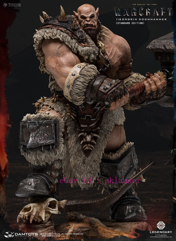 Damtoys Dmlw012 1/9 Epic Series 10-Inch Warcraft Orgrim Standard Version Statue