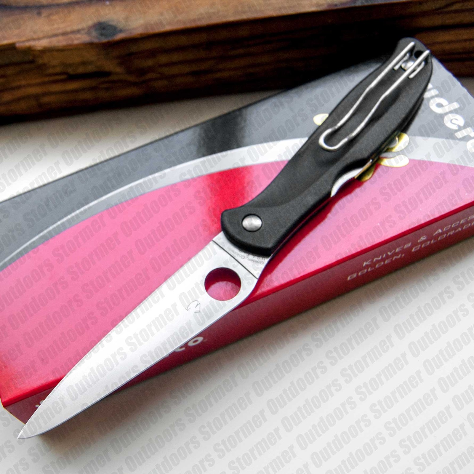 Spyderco Charisma Lightweight Knife Lockback CTS BD1N Steel FRN Handle C259PBK