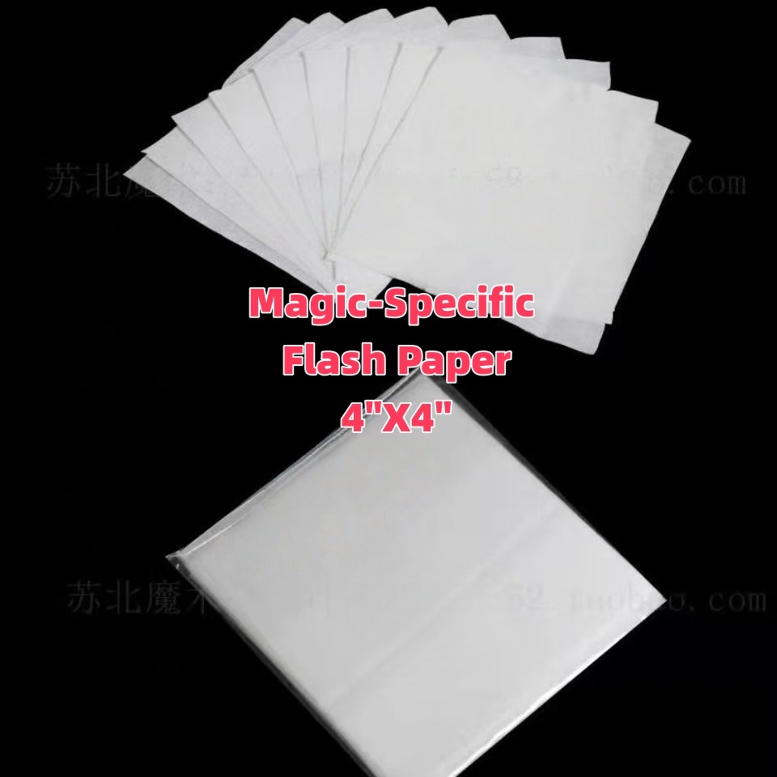 30Pcs Magic-Specific Paper,4“X4″,Magic Performances Prop
