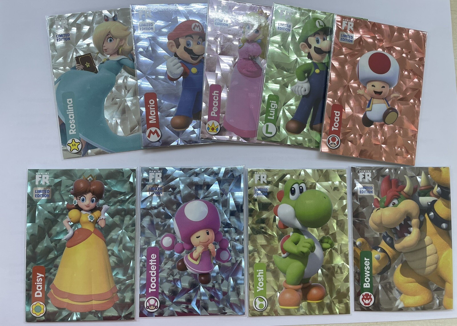 2022 Panini Super Mario Fragmented Reality Pack (9 Limited Cards)