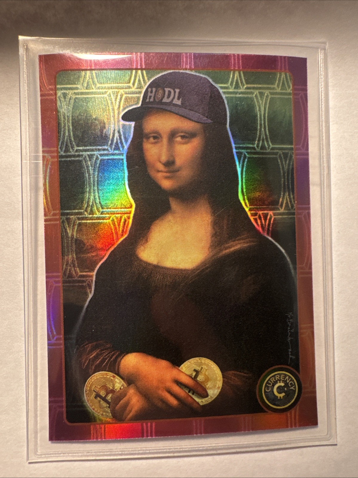 Cardsmiths Currency Series 5 / #114 HODL Twilight Topaz Gemstone SSP
