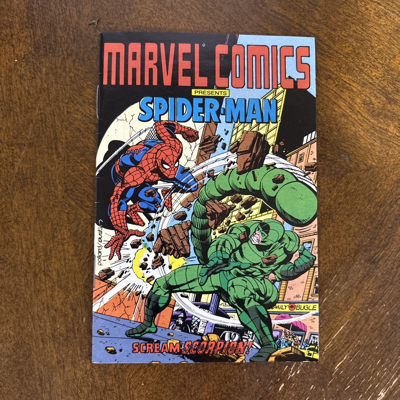 Marvel Comics Presents Spider-Man 1987 mini Comic in mint condition