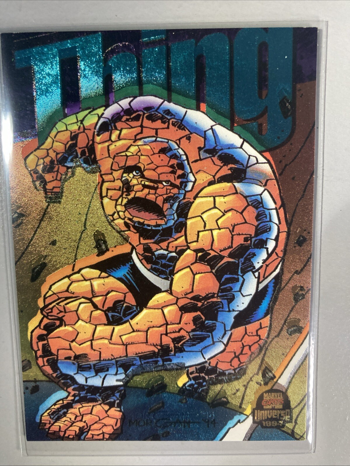 1994 Marvel Power Blast Thing Limited Edition #9 of 9 Insert Chase Card