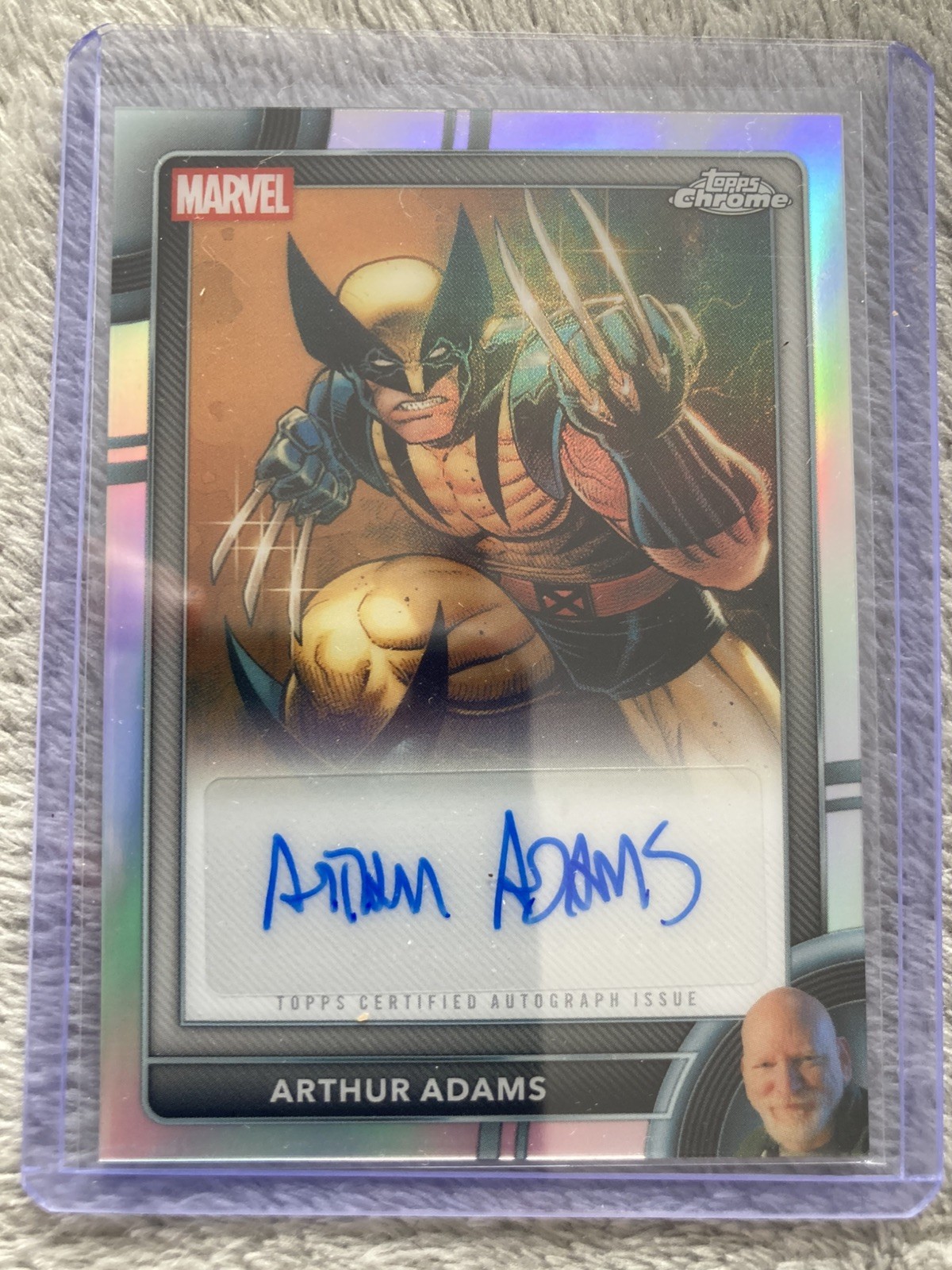2026 Topps Chrome Marvel Arthur Adams Wolverine Auto AA-AA