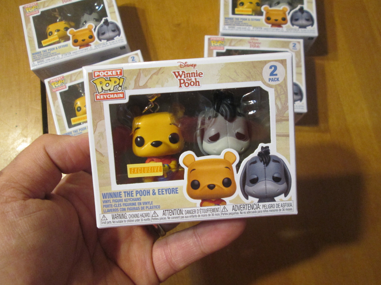 FUNKO POP POCKET KEYCHAIN DISNEY WINNIE THE POOH & EEYORE 2-PACK BOX LUNCH