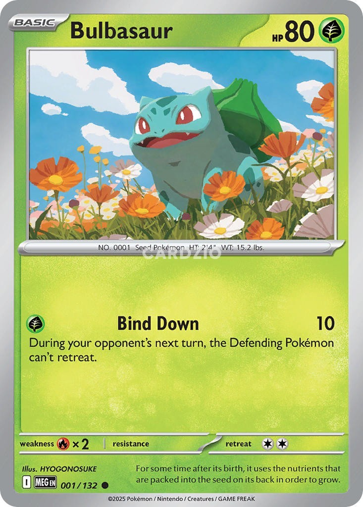 Pokemon – Mega Evolution Non-Holo Singles – Choose Your Card