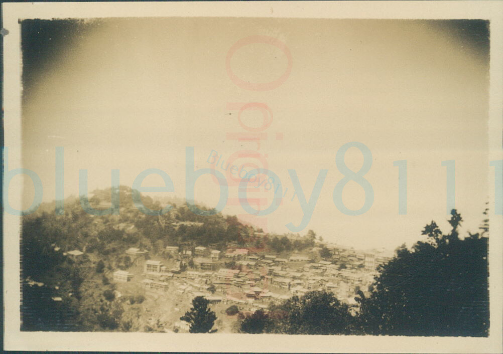 1929 photo Murree Hill town NW British India Pakistan 3.3×2.3″