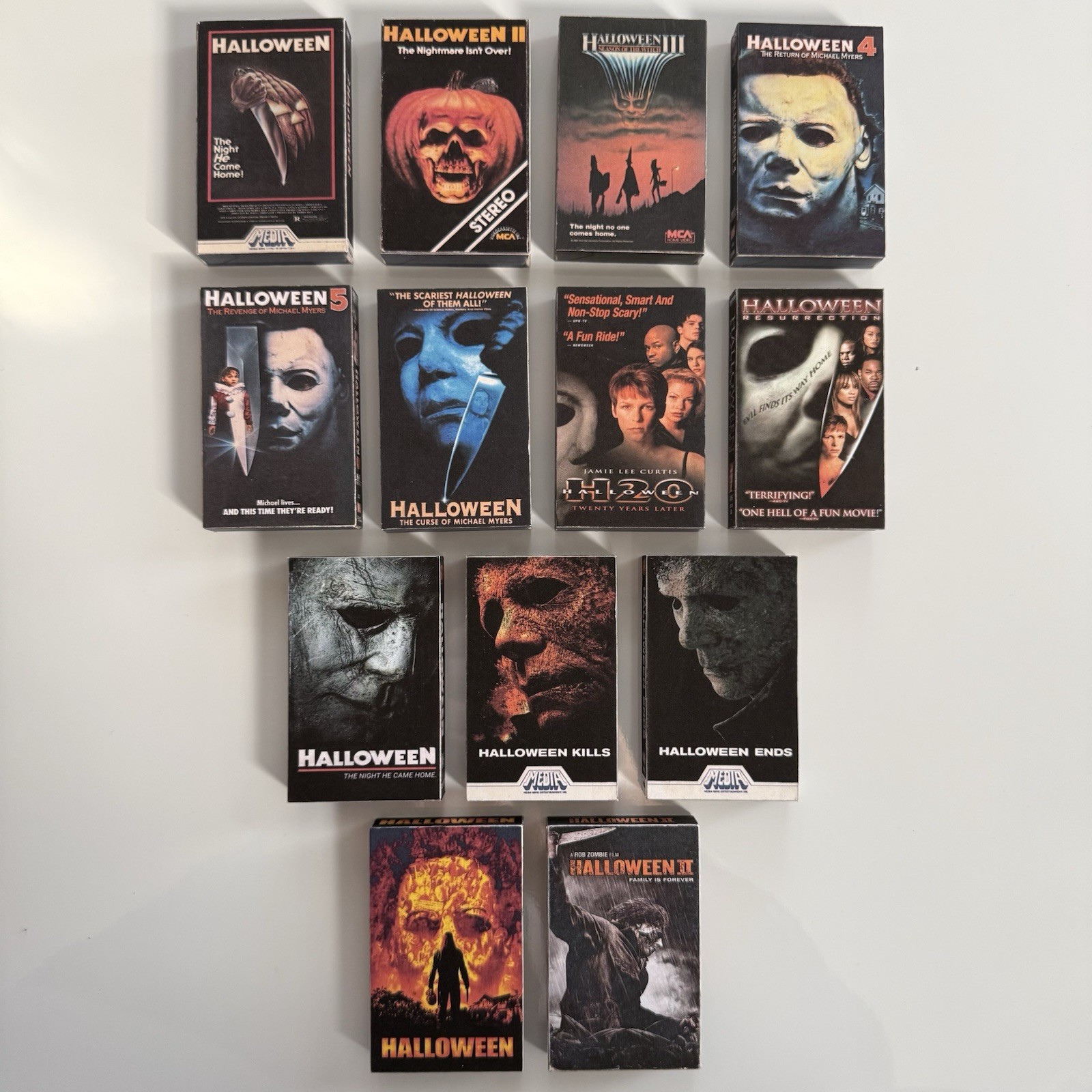 Halloween Movie Memorabilia Horror Mini VHS 3D Refrigerator Magnet Michael Myers