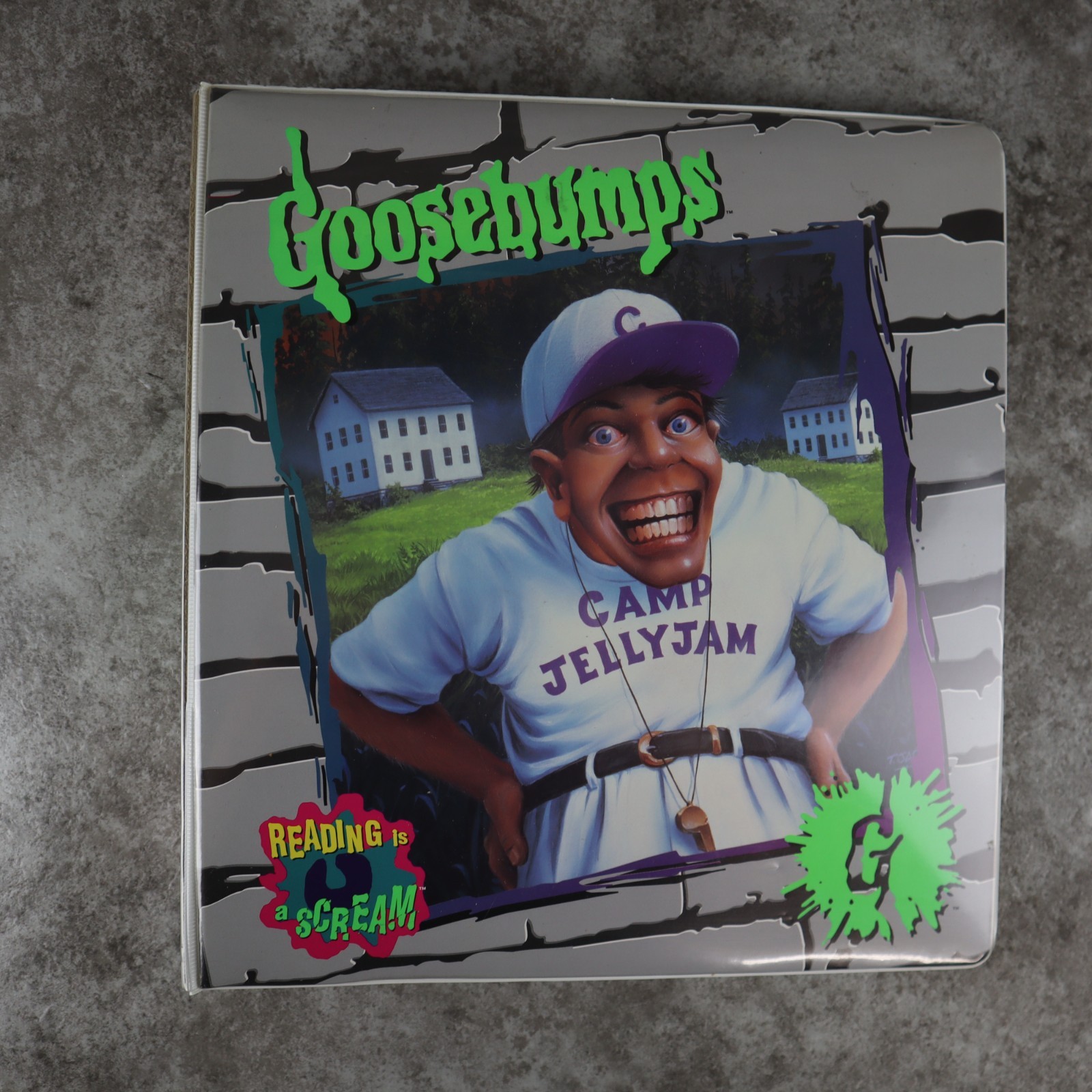 Vintage Goosebumps #33 The Horror At Camp Jellyjam 3-Ring Paper Binder