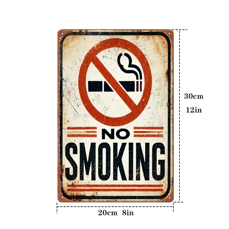 Rectangular Iron Measuring Tin Metal Signs Home Décor Wall Art 8×12