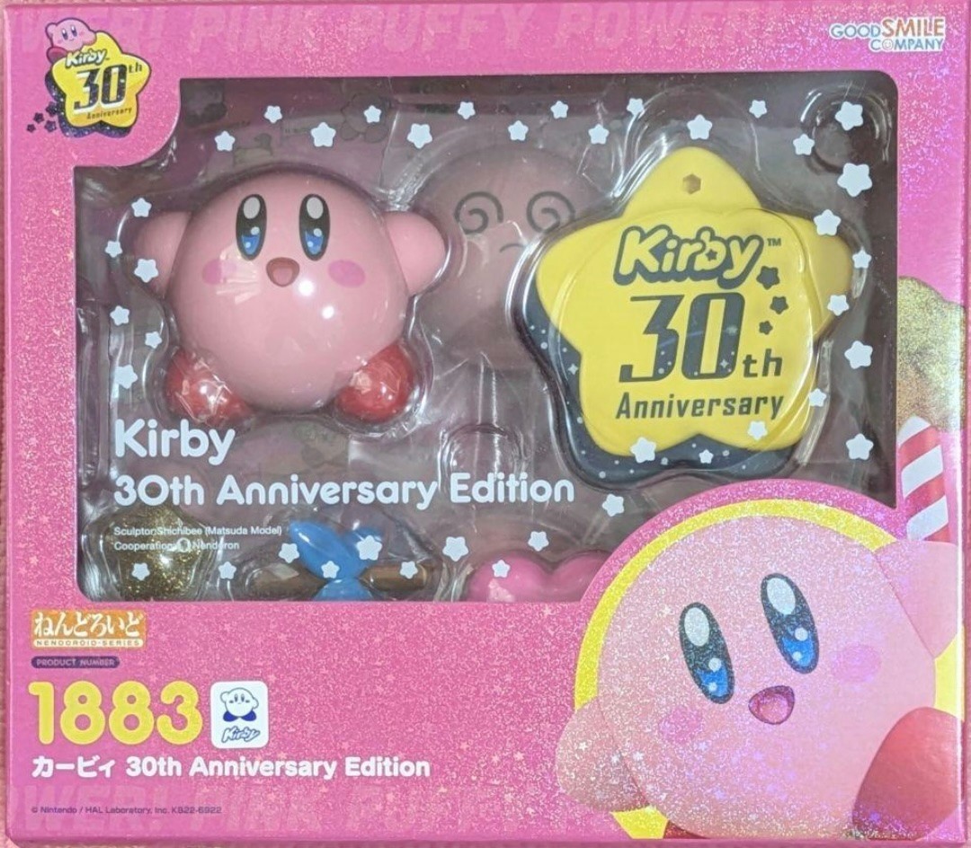 Kirby’s Dream Land Kirby Figure Nendoroid 30th Anniversary Edition Good Smile Co