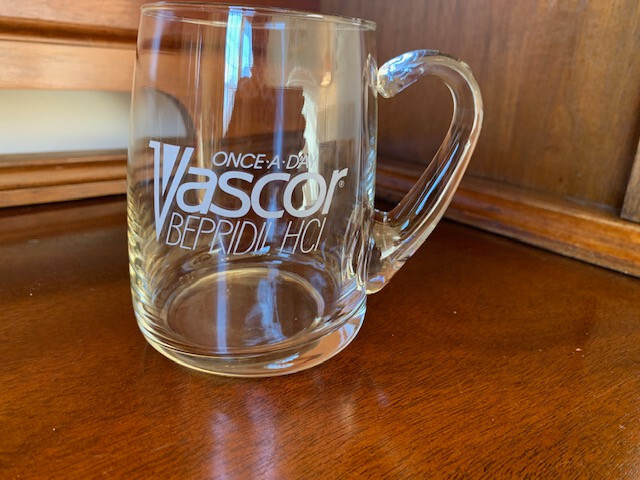 Drug Rep Extremely Rare “Vascor” coffee cup drug not available in USA New