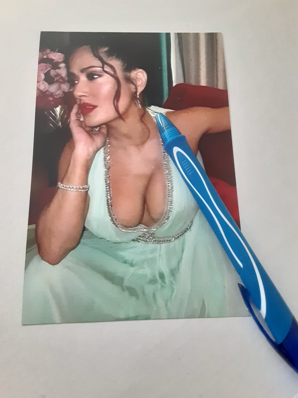 SALMA HAYEK, BEAUTIFUL ACTRESS, GLOSSY COLOR, 4X6 PHOTO, BRAND NEW