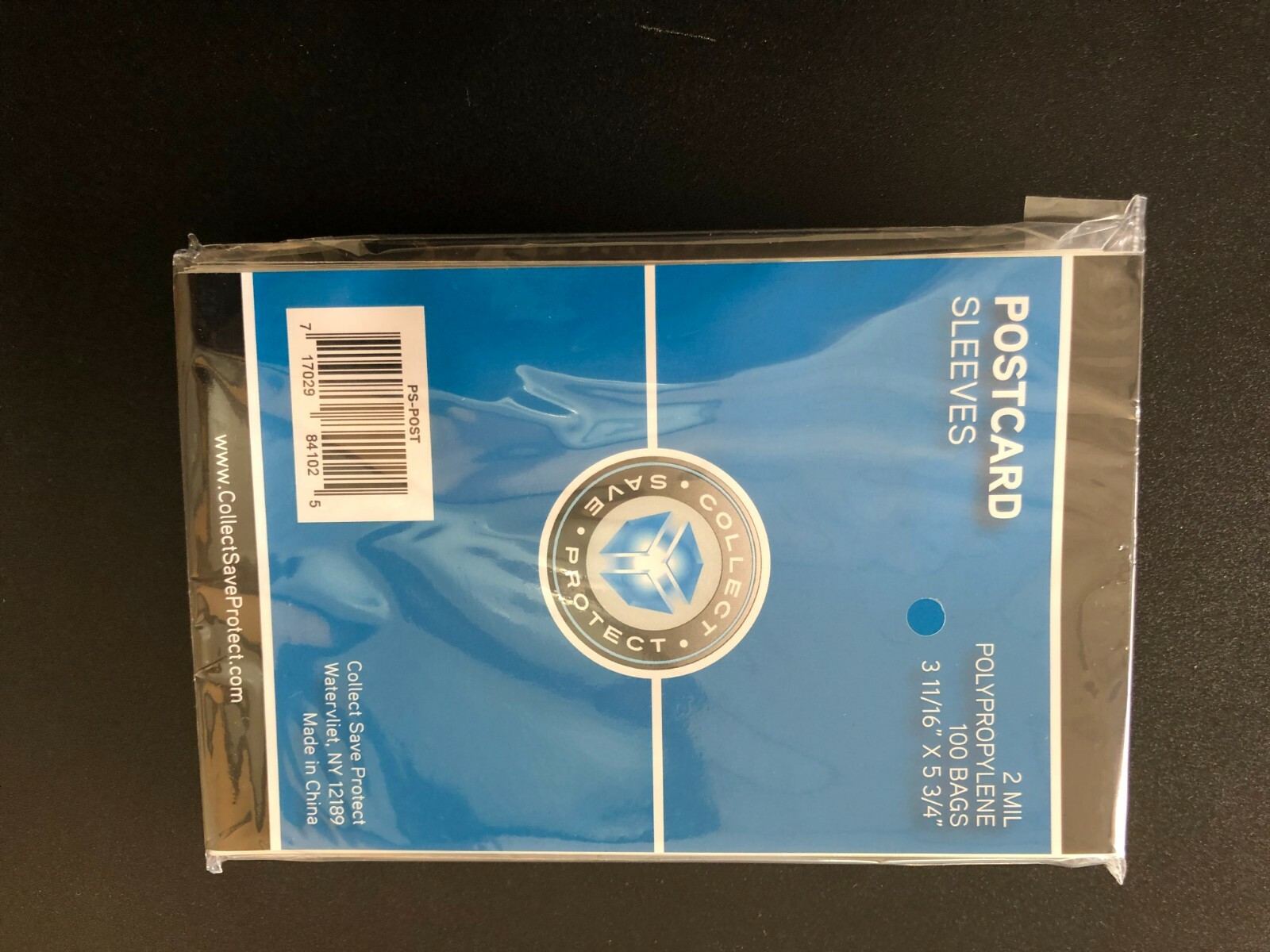 100 CSP Soft Polypropylene Postcard Sleeves – 3 11/16 X 5 3/4 holders
