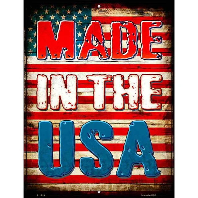 Made In The USA Parking Sign 4.5″x 6″ for Home Wall Door Garage Novelty Decor