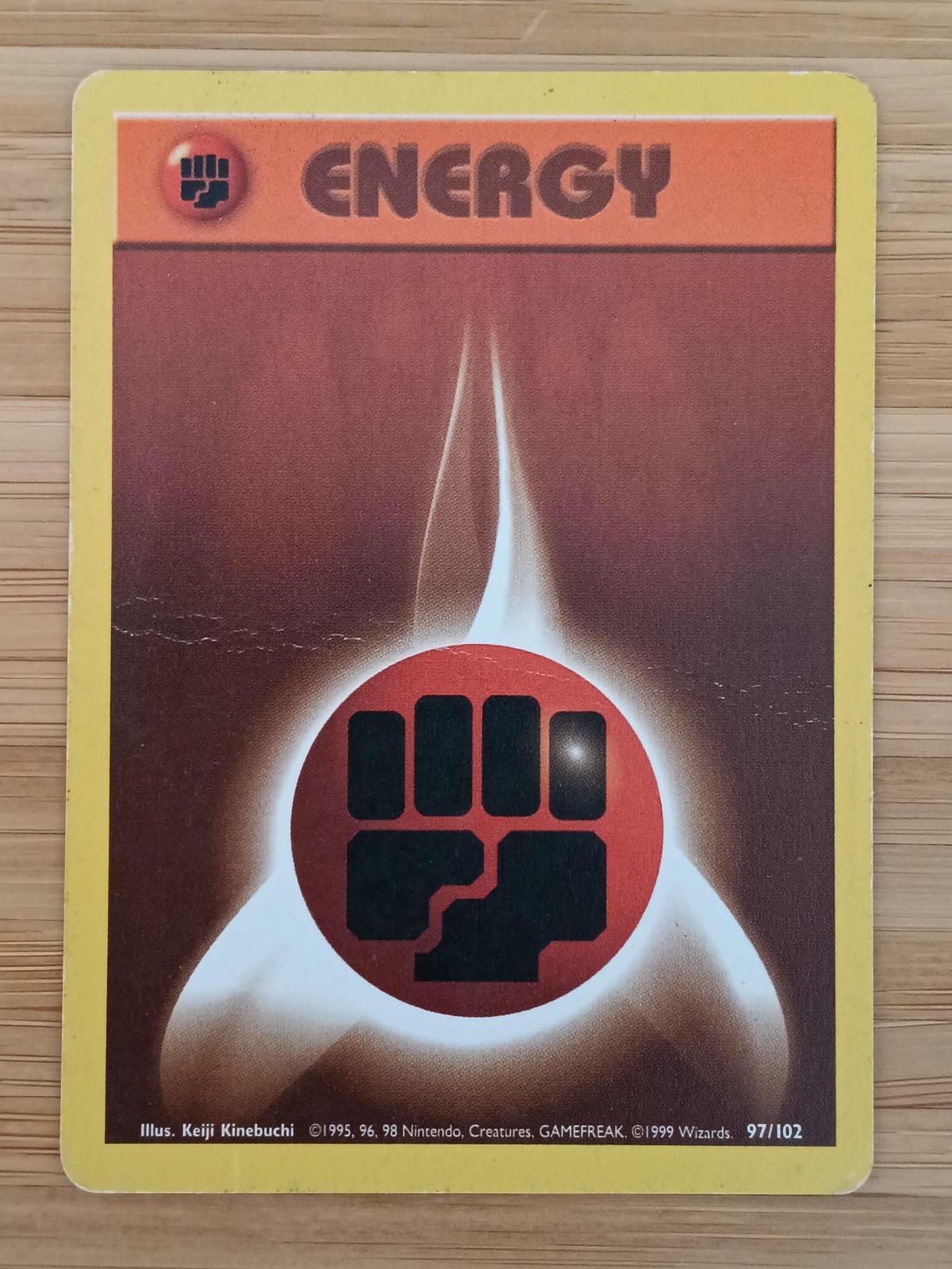Fighting Energy 97/102 Base Set Pokemon Card #23
