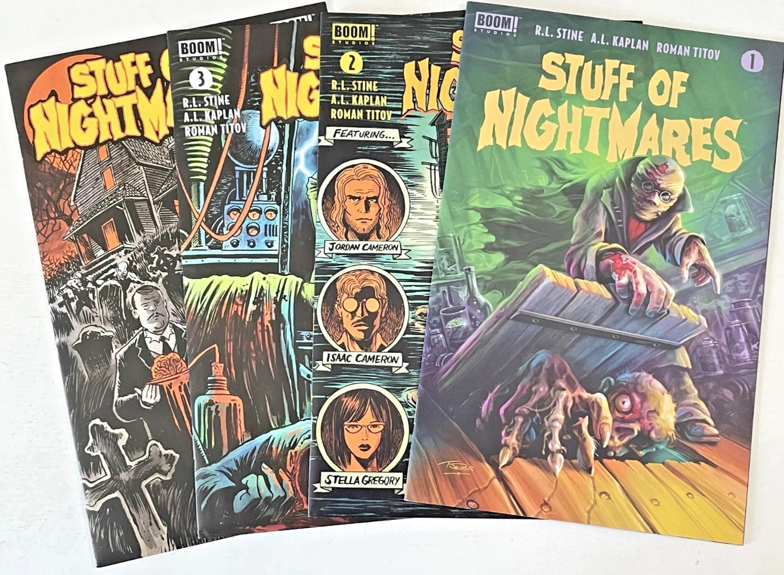 BOOM Studios Comics STUFF OF NIGHTMARES COMPLETE SET # 1-4 RL STINE NM 2022
