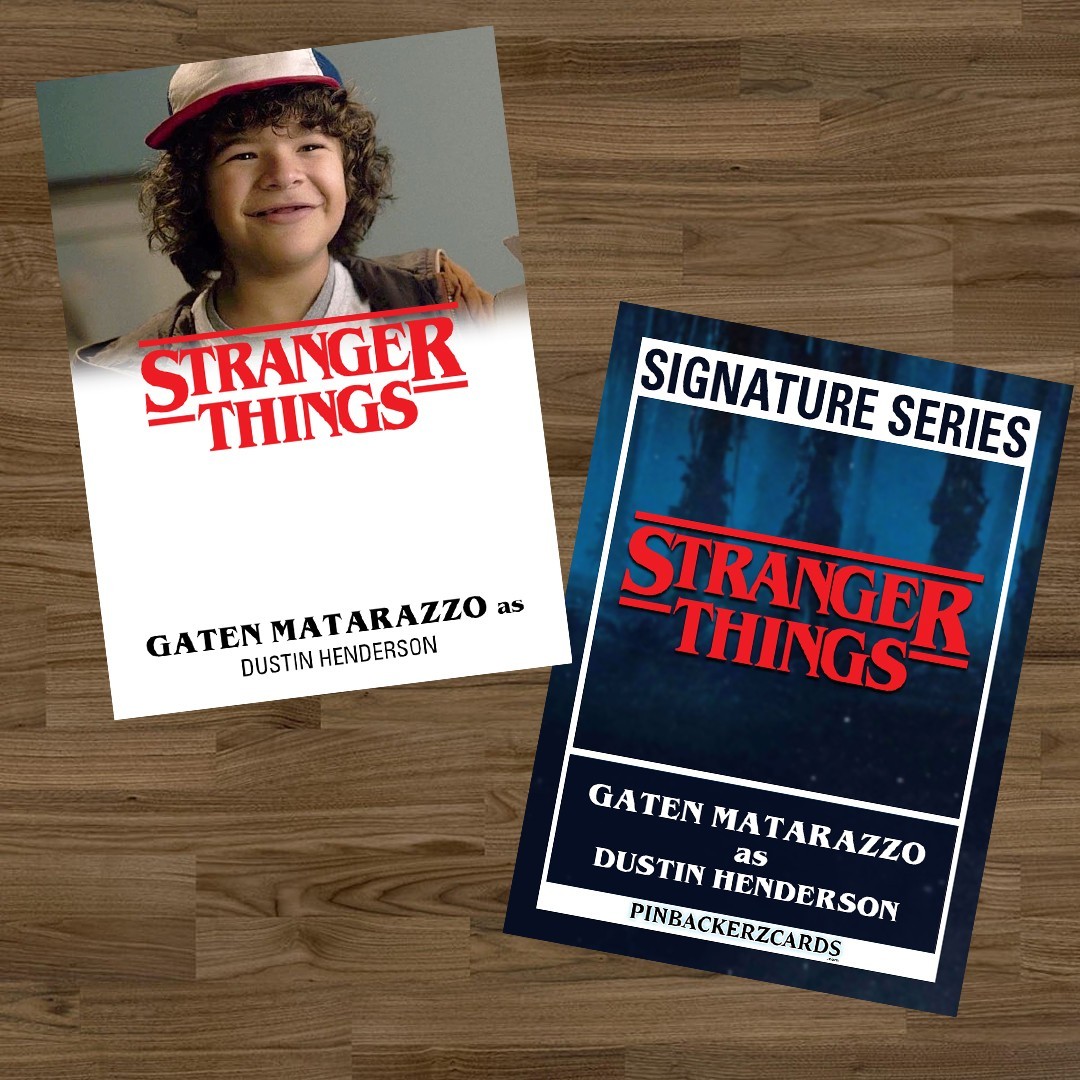 Stranger Things Autograph Trading Card Convention Ready Signature Cards
