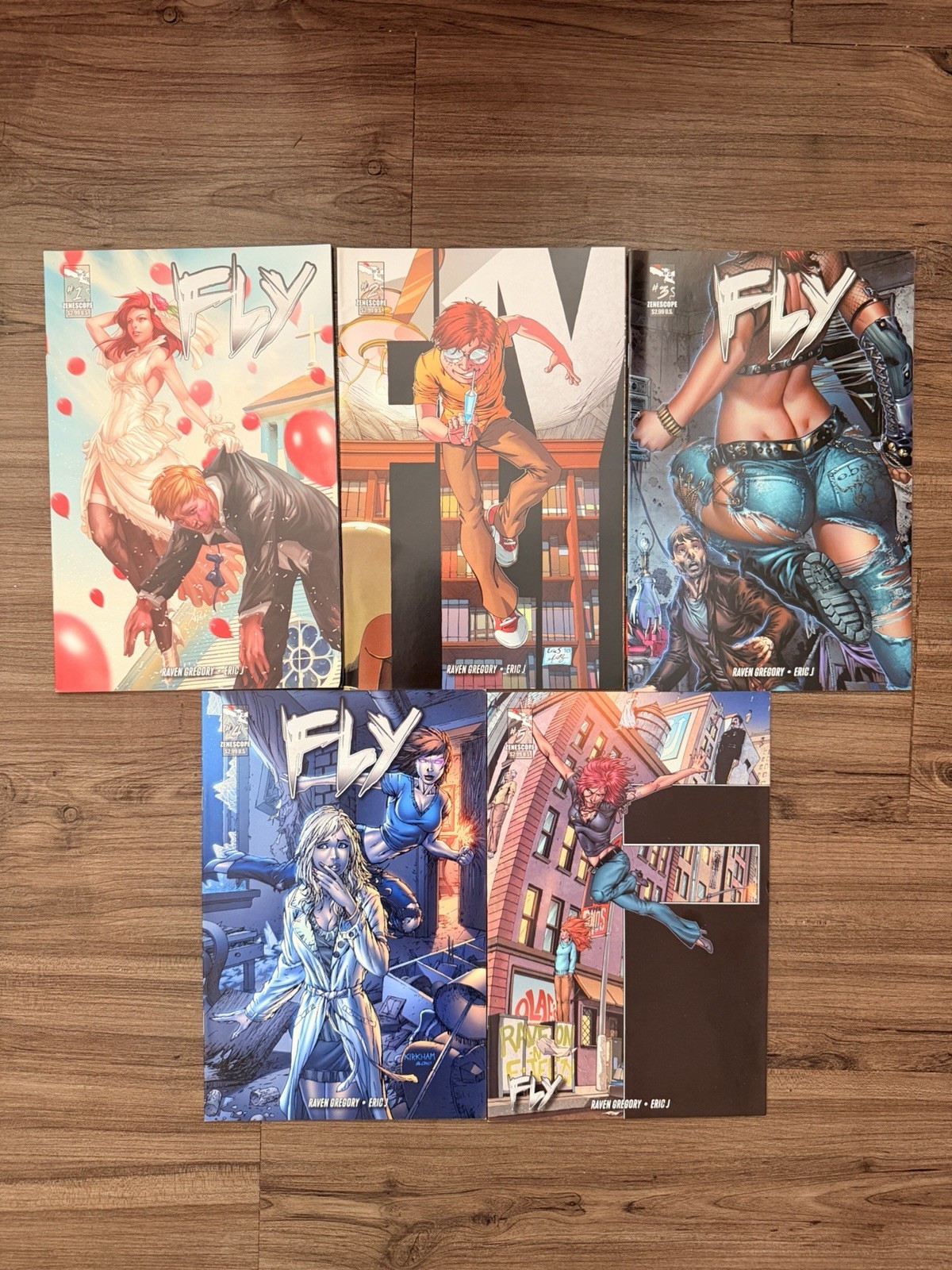Fly #1–5 Complete Set (2011) Zenescope Comics Raven Gregory VG