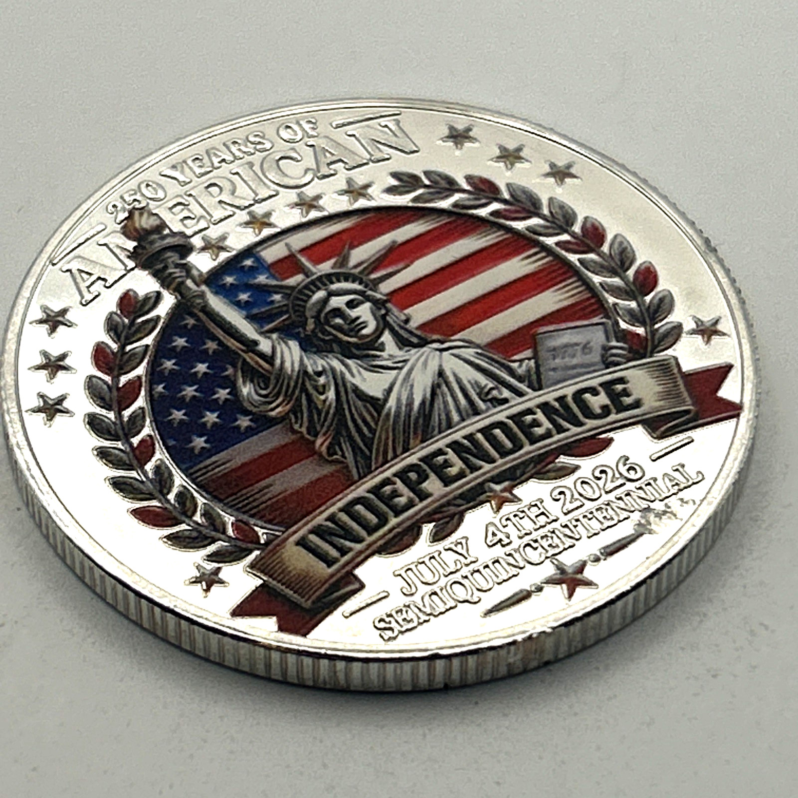 *United States 250th Anniversary* ENRAVED Commemorative Coin Medal