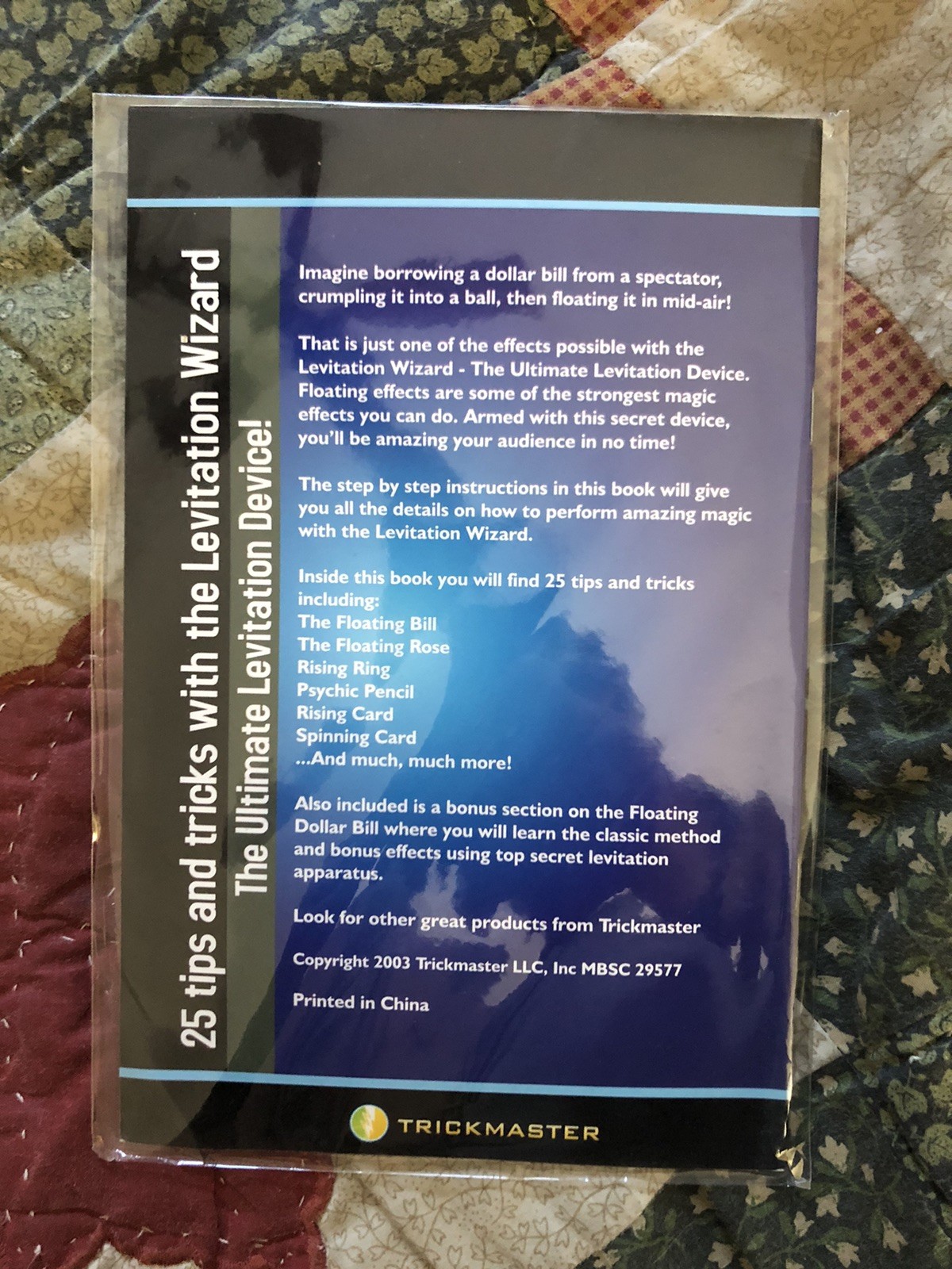 LEVITATION WIZARD 25 Magic Tips & Tricks – Book Only