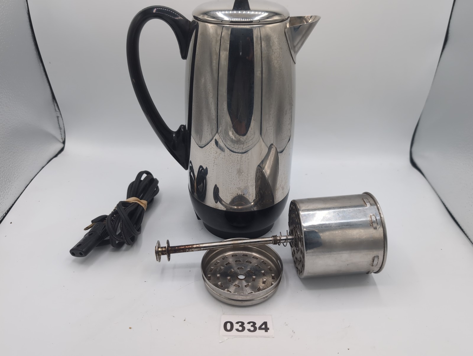 VTG -Farberware Superfast Fully Automatic 12 Cup Percolator Coffee Pot Model 142