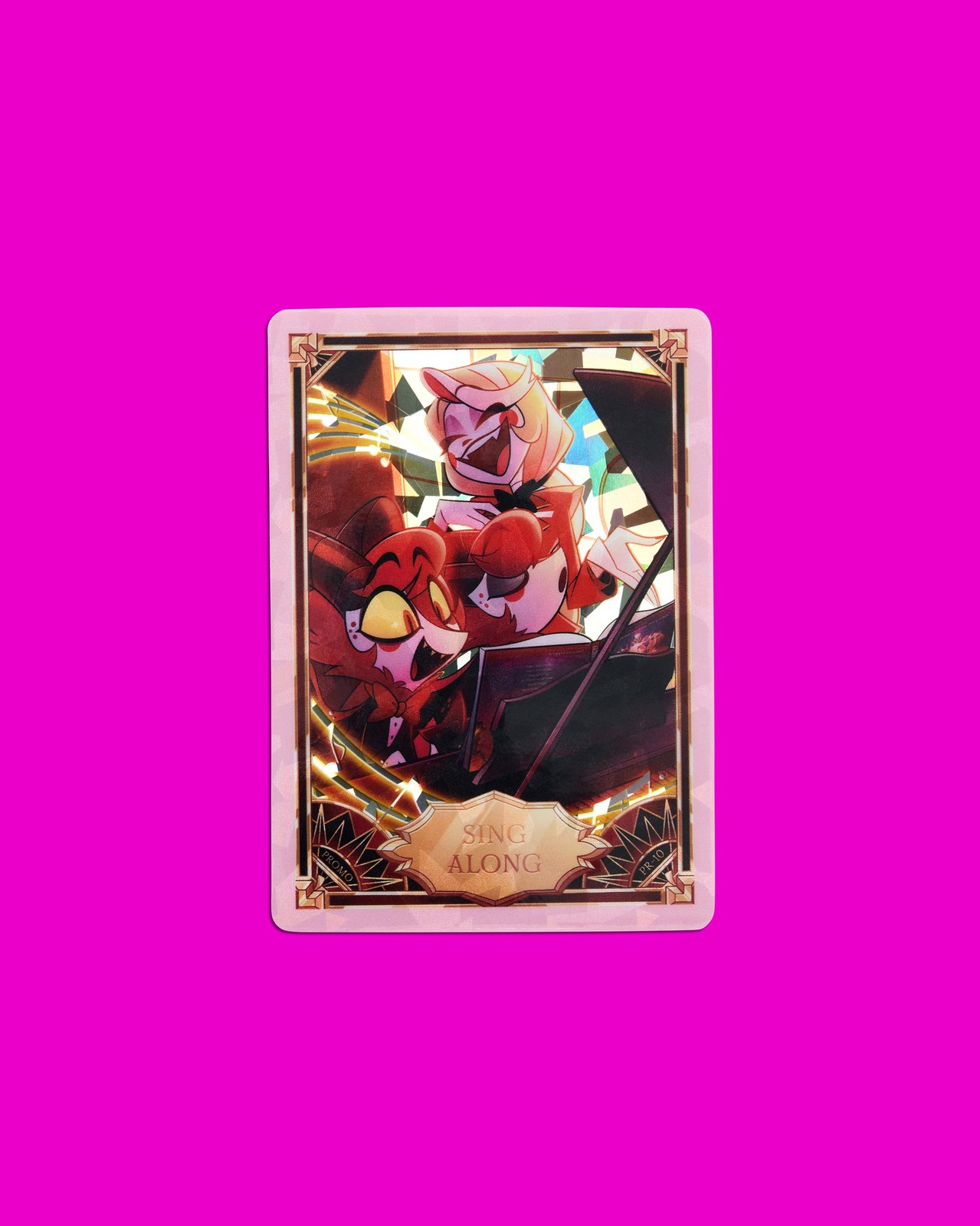 ✨ HAZBIN HOTEL TRADING CARDS SING ALONG CRACKED ICE PROMO CARD (PR-10) ✨