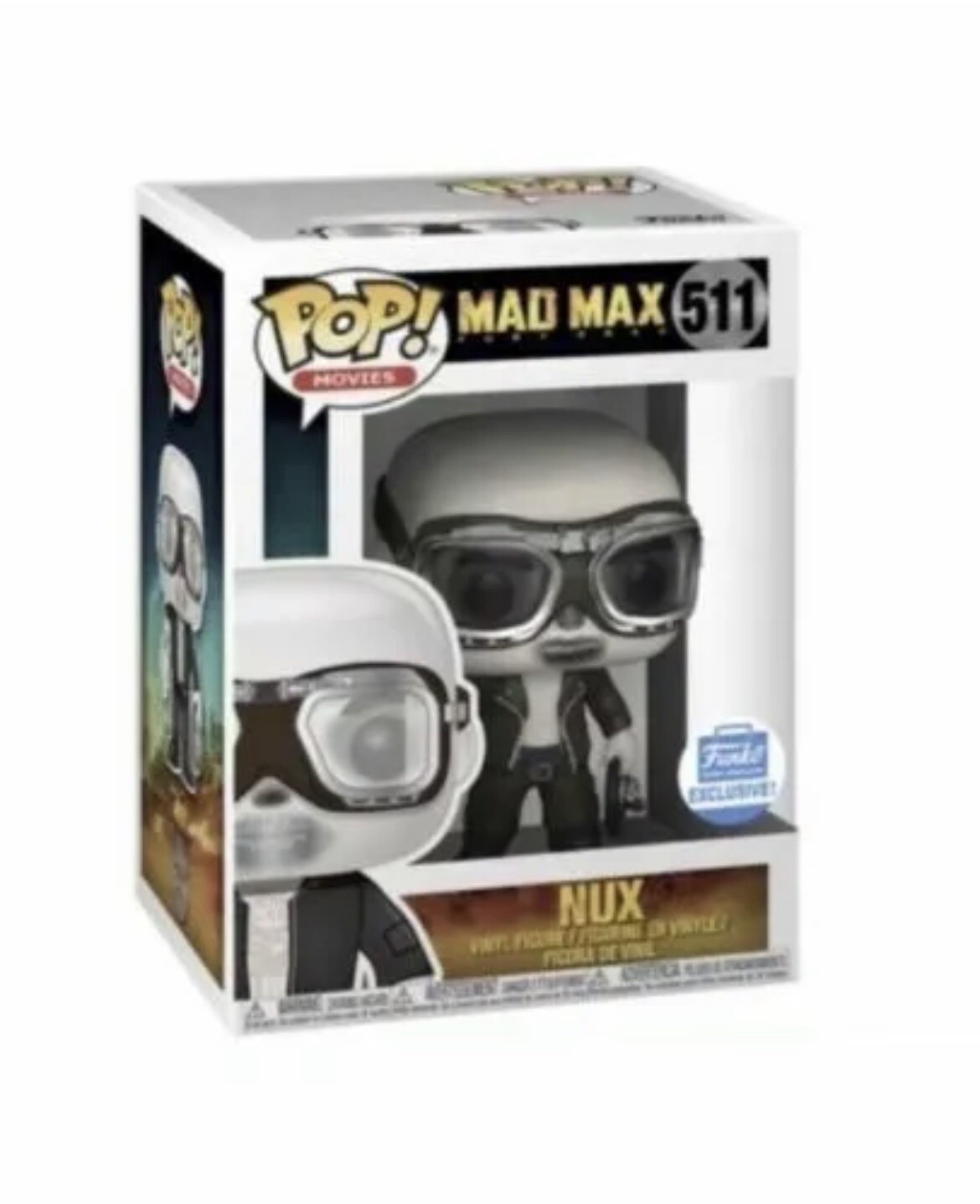 FUNKO POP NUX (GOGGLES) MAD MAX FURY ROAD MOVIE SEALED 511 FUNKO SHOP EXCLUSIVE
